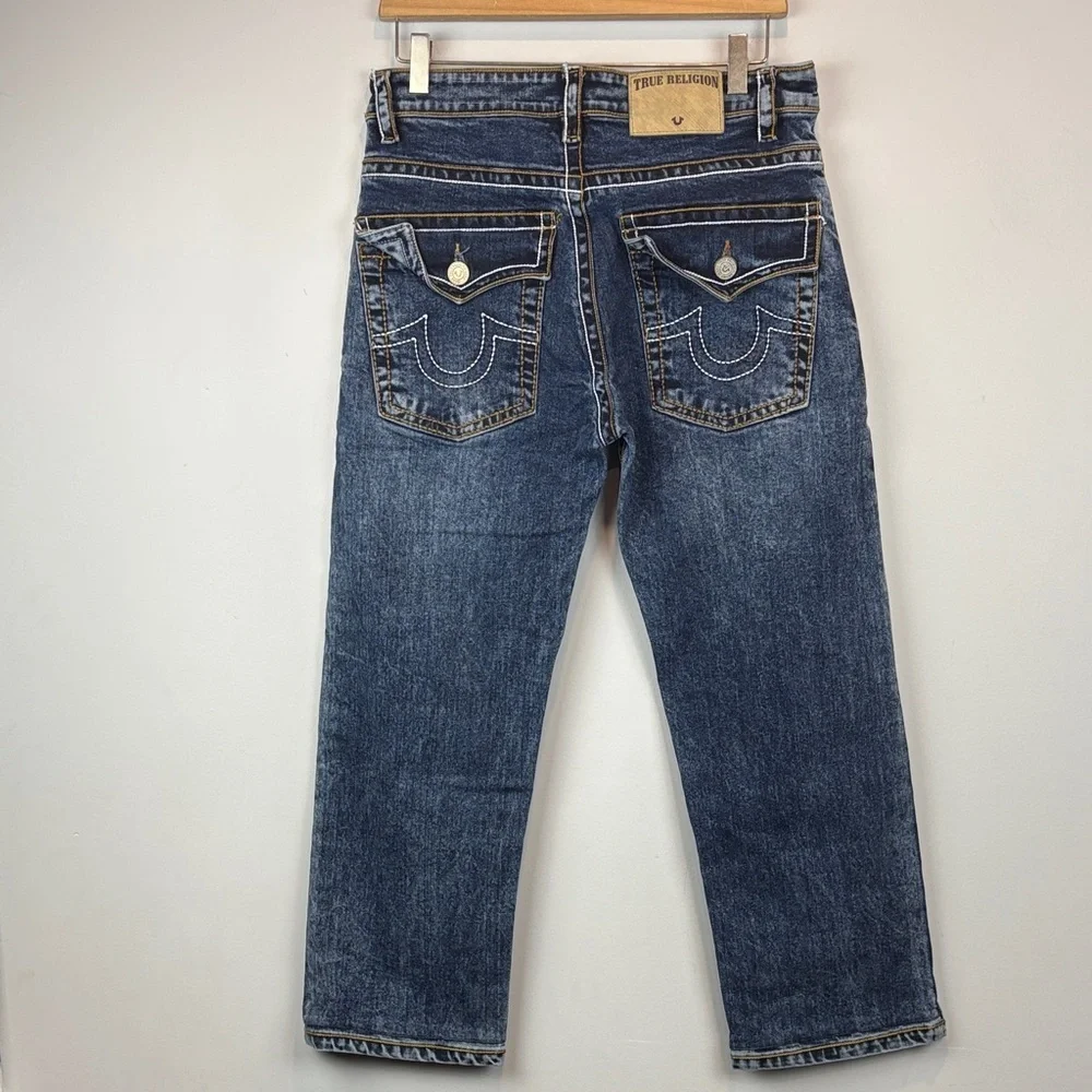 True Religion Women's Ankle Jeans in Deep Blue - Picture 8 of 12